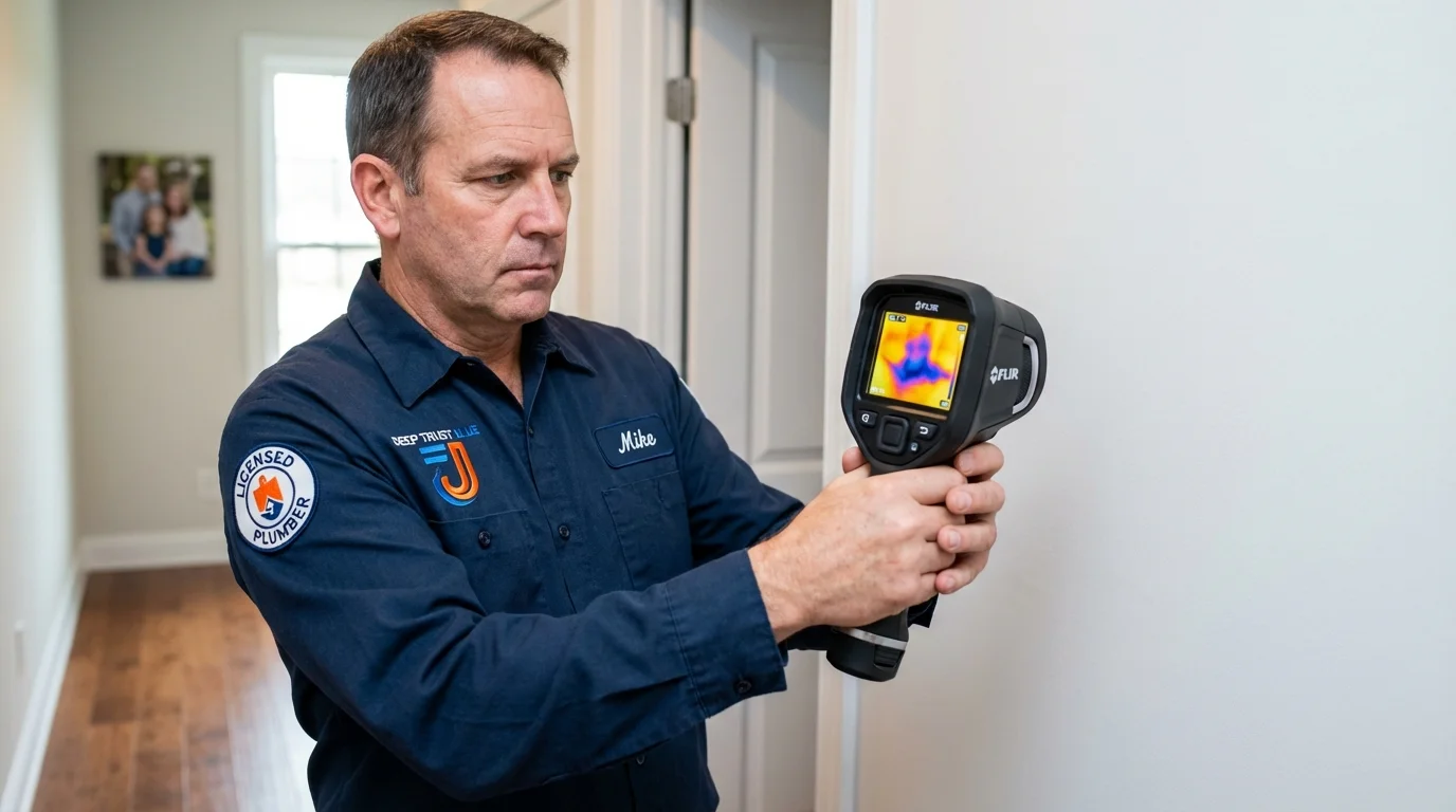 Thermal imaging leak detection by Johns Plumbing LLC in Blooming Prairie